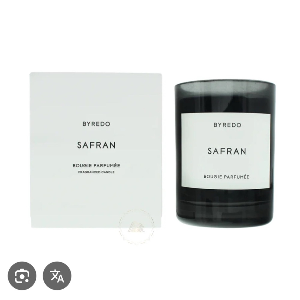 Byredo Safran Black Candle * 2, brand new in box